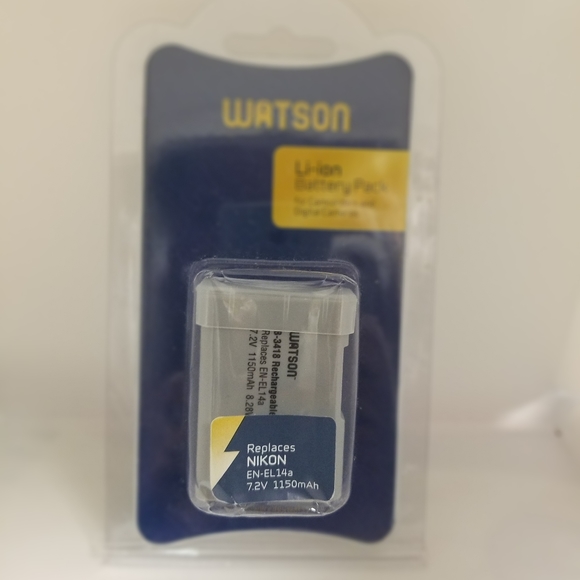 NWTS Gray Watson EN-EL14A Lithium-Ion Compatible Battery Pack (7.2V, 1150mAh) - Picture 3 of 8